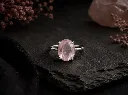 ROSE QUARTZ RING
